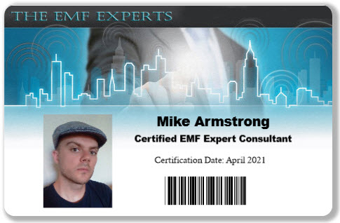 Mike Armstrong ID card